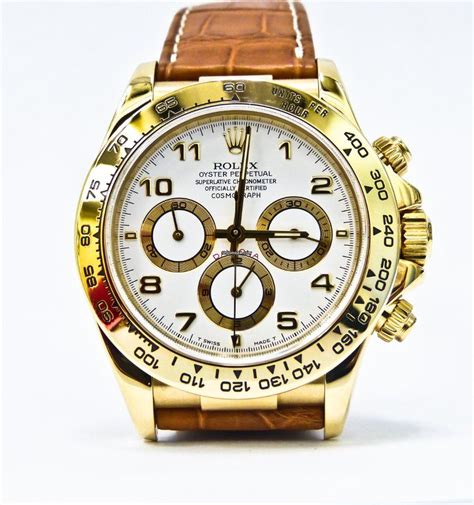 rolex daytona white gold brown leather strap|rolex daytona leather strap replacement.